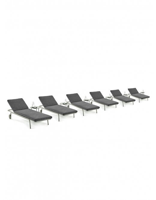 Serax Cushion Sun Bed Black August