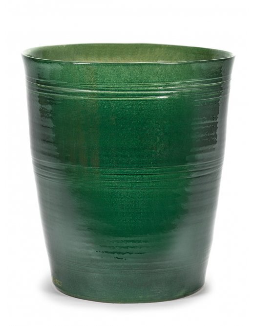 Serax Pot Lines Green D40 H44