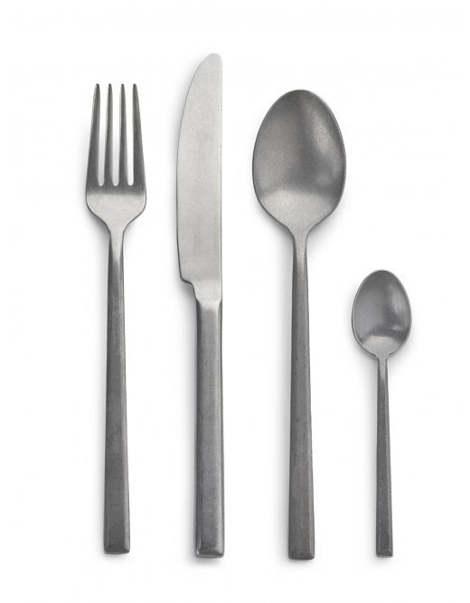Serax Cutlery Set In Giftbox Mirror Stone Wash Pure