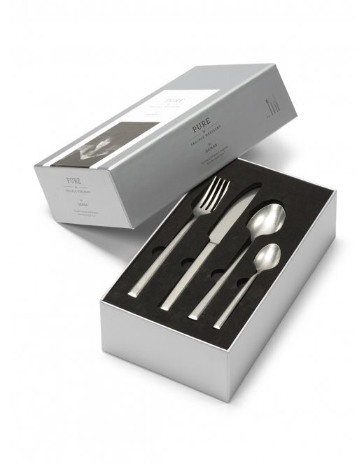 Serax Cutlery Set In Giftbox Mirror Stone Wash Pure