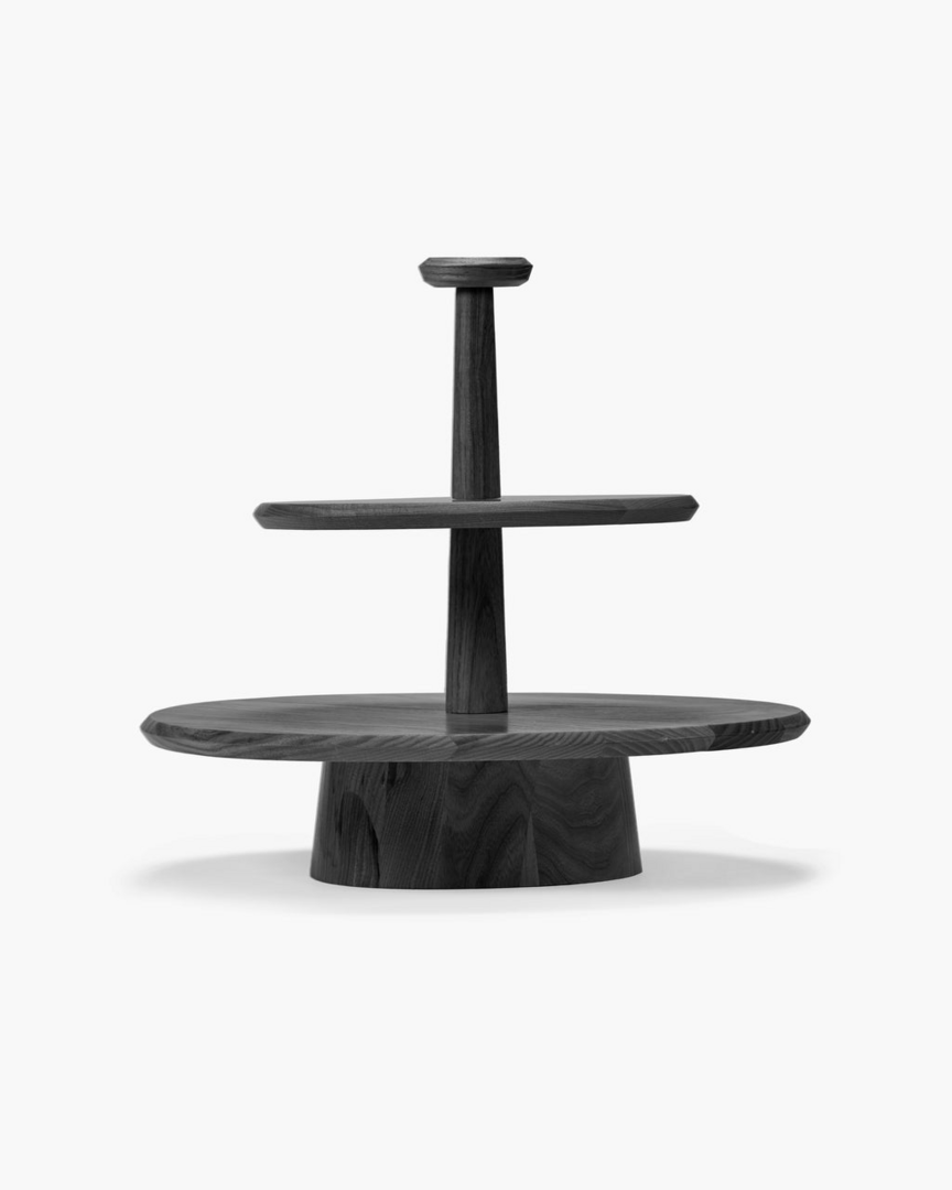 Serax Cake Stand 01 Two Tier - Kuchenständer 2-stöckig - Black Dune