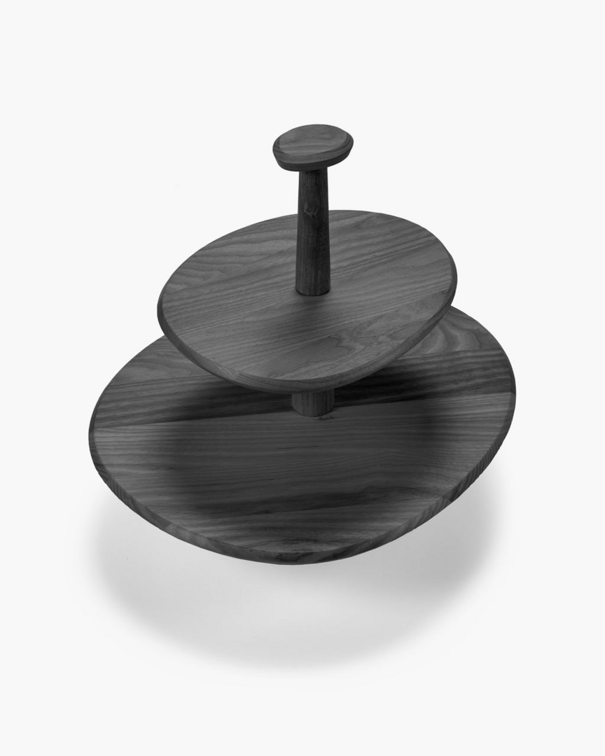 Serax Cake Stand 01 Two Tier - Kuchenständer 2-stöckig - Black Dune