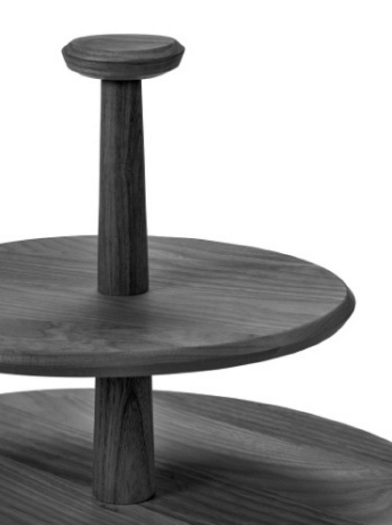 Serax Cake Stand 01 Two Tier - Kuchenständer 2-stöckig - Black Dune