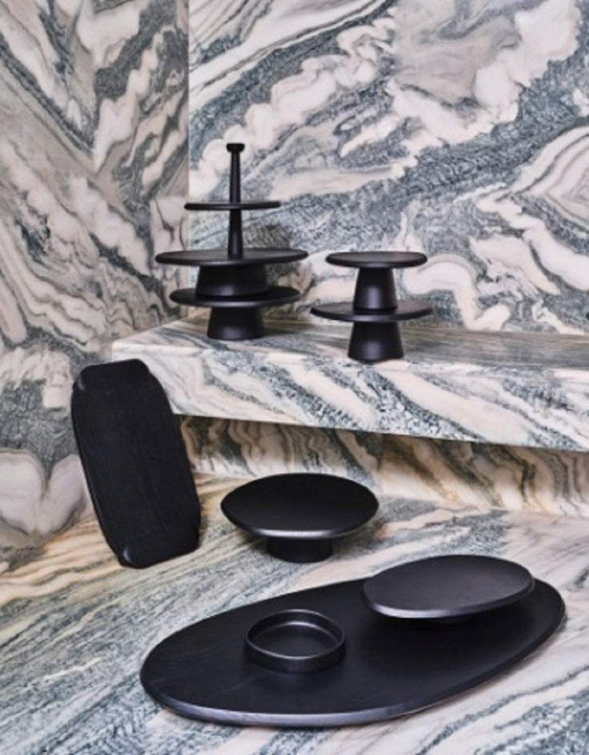Serax Platter + Bowl - Servierbrett aus Holz