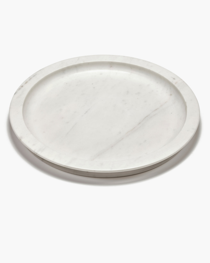 Serax Tray L White Dune - Marmorschale