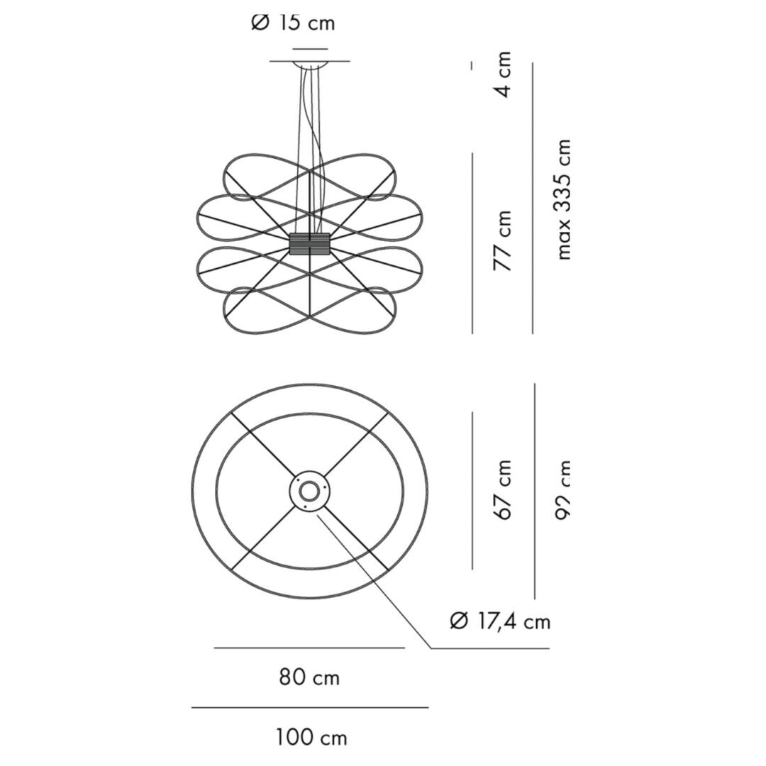 AxoLight-Hoops-Pendelleuchte-4-Ringe