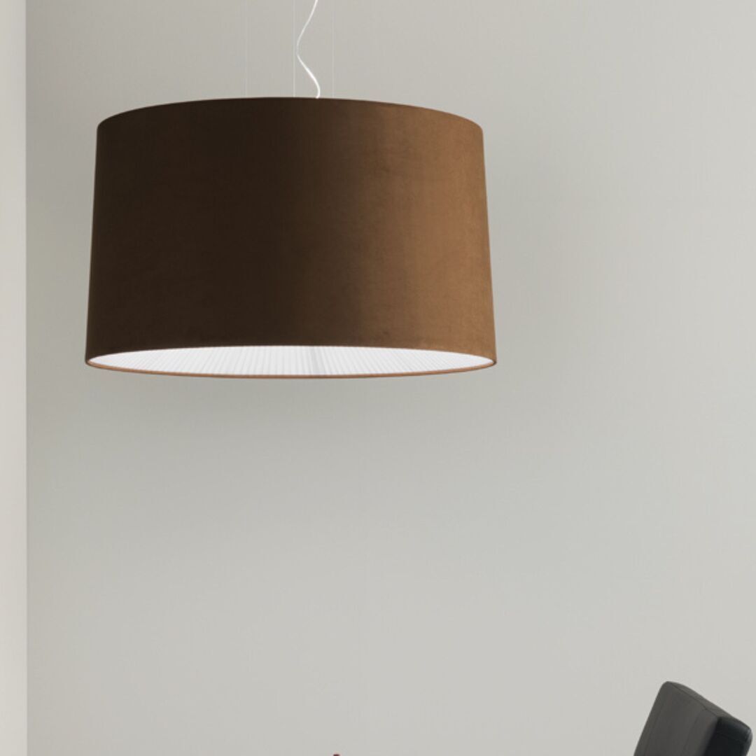 AxoLight-Velvet-E27-Pendelleuchte-Braun