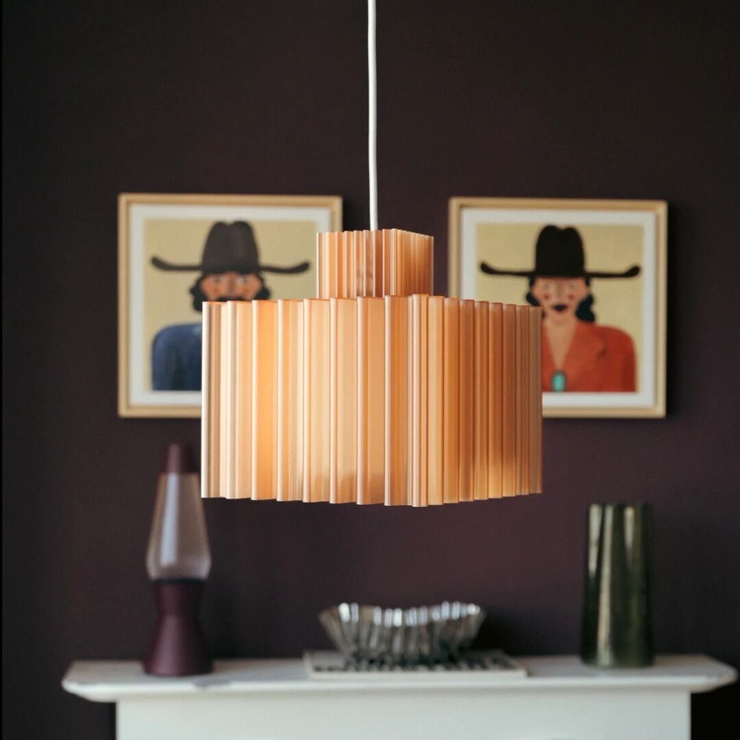 Dehgraf Pendelleuchte Cube von Dehgraf Brown Transparent