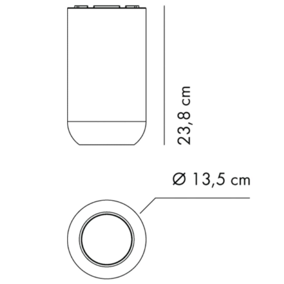 Axolight-Urban-LED-Deckenleuchte-23cm