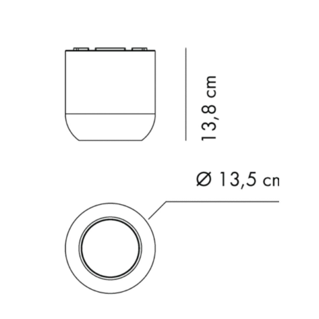 Axolight-Urban-LED-Deckenleuchte-13cm