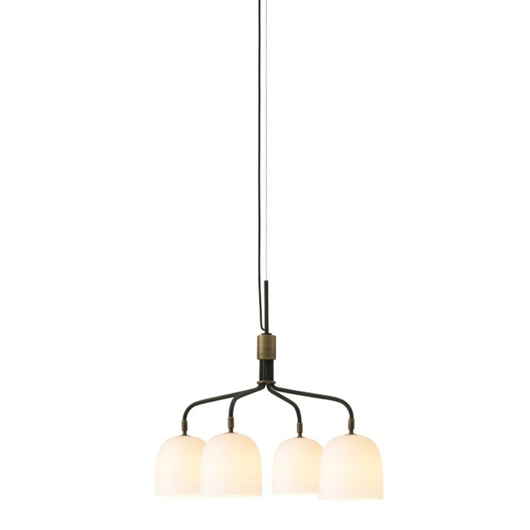 Gubi Gubi Howard Chandelier 4 Arm Short - Kronleuchter Bone China