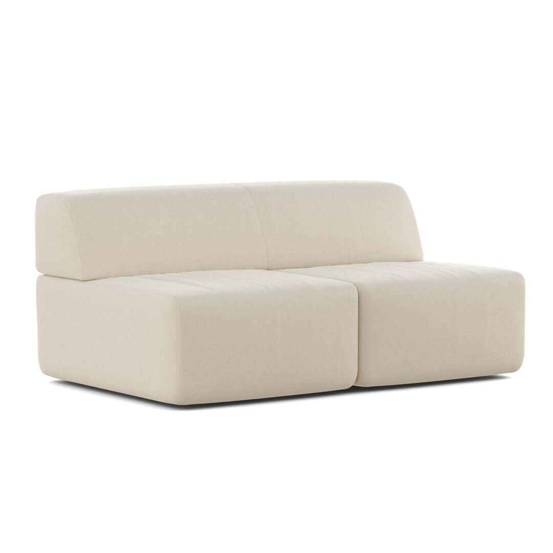 Classicon Module A Zweisitzer Mitte Sofa Soft Stone von Classicon Antoni - Weiss 981