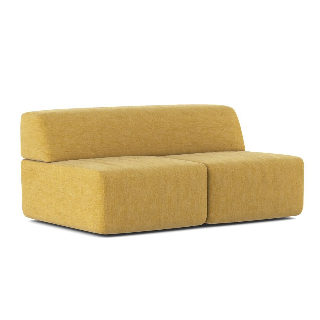 Classicon Module A Zweisitzer Mitte Sofa Soft Stone von Classicon Tinto - Gold 115