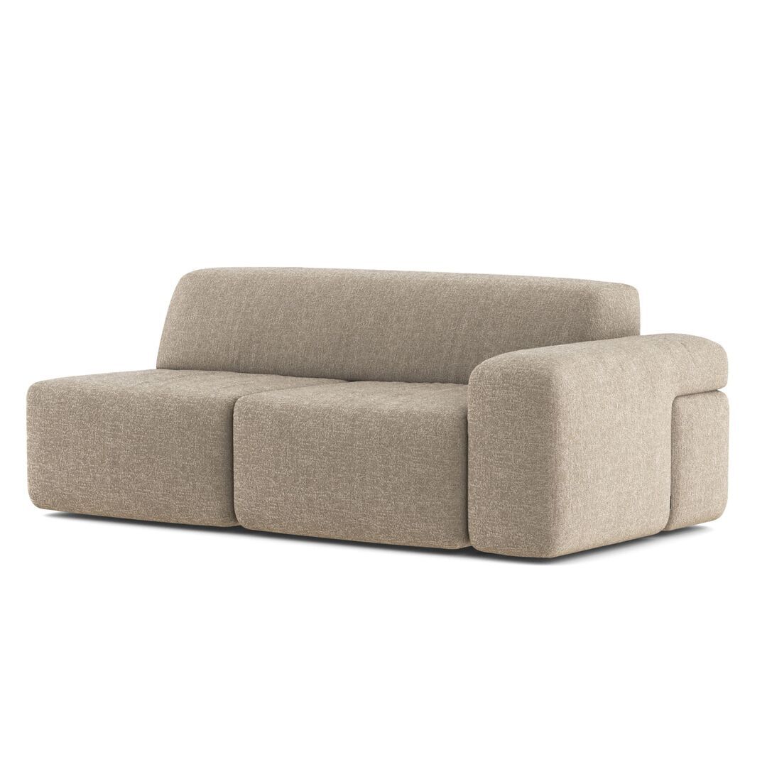 Classicon Module C Zweisitzer Rechts Sofa Soft Stone von Classicon Pamir RE - Steingrau 993