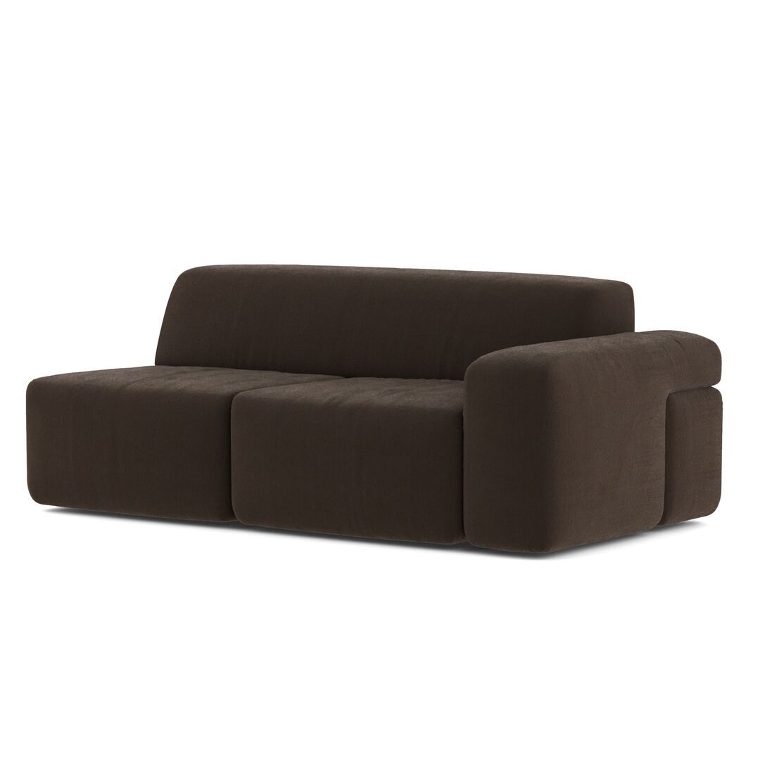 Classicon Module C Zweisitzer Rechts Sofa Soft Stone von Classicon Tinto - Braun 898