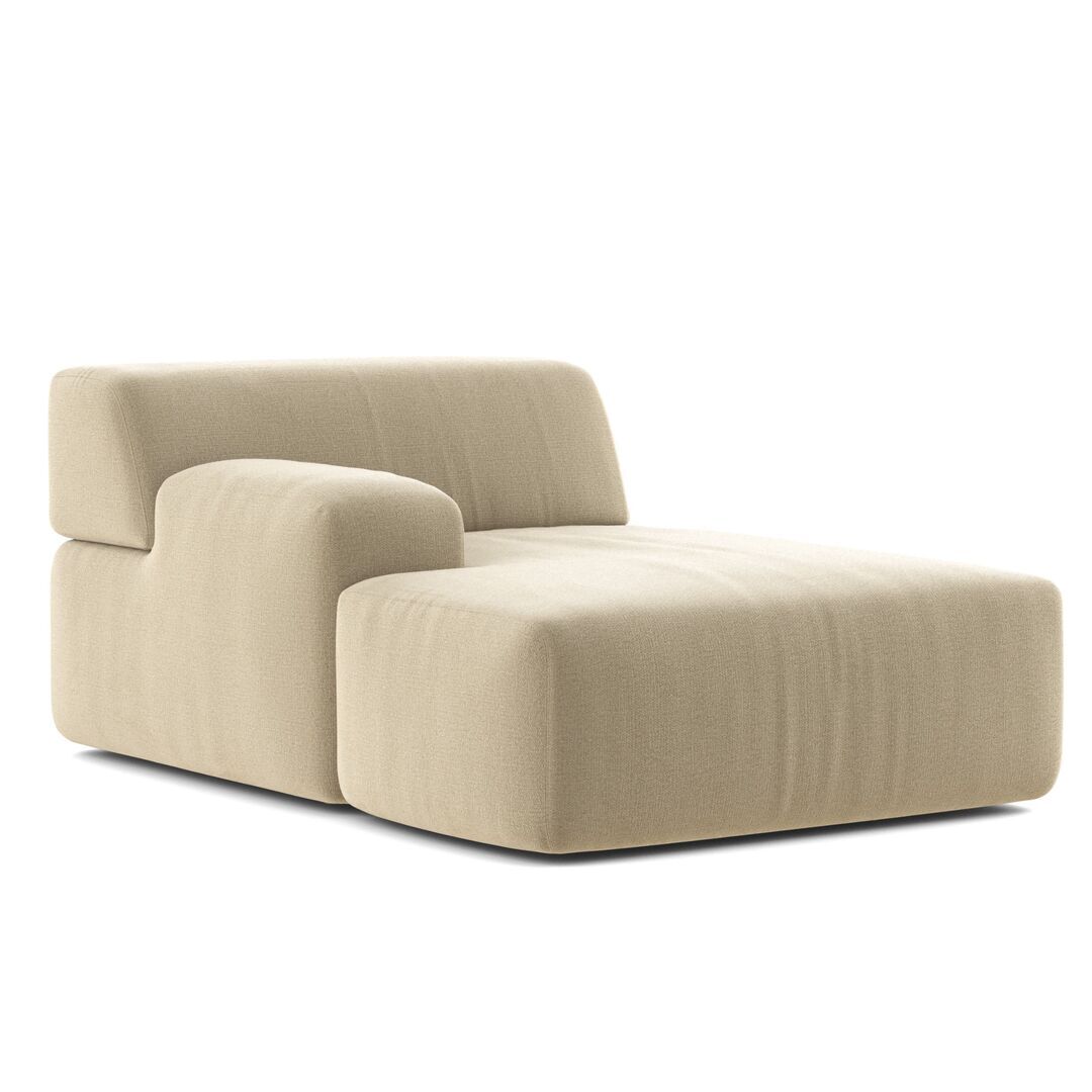 Classicon Module G Recamier Links Sofa Soft Stone von Classicon Andro Plus - Beige 882