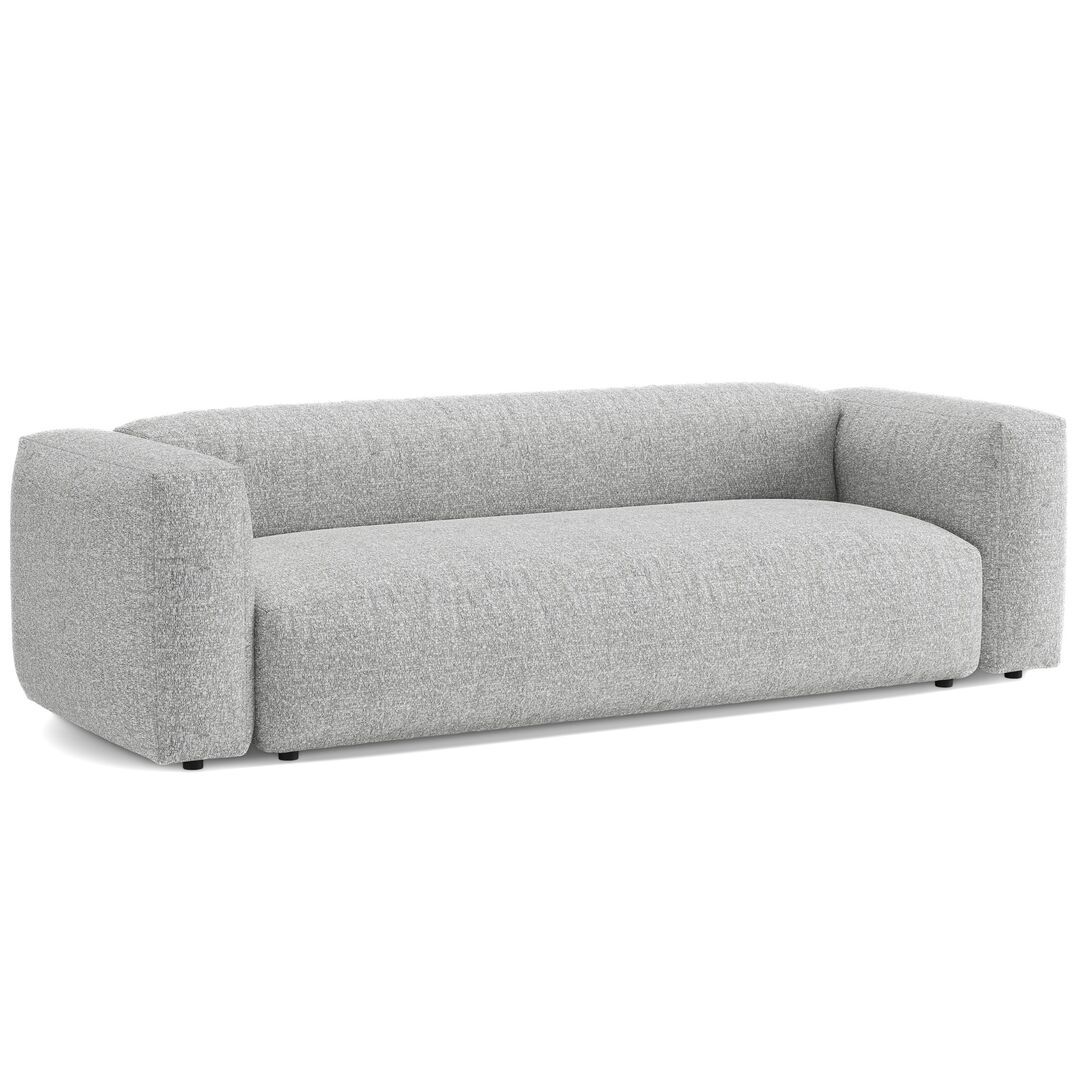 Micadoni MICADONI MARTINA Schlafsofa Boucle Monet - Silver