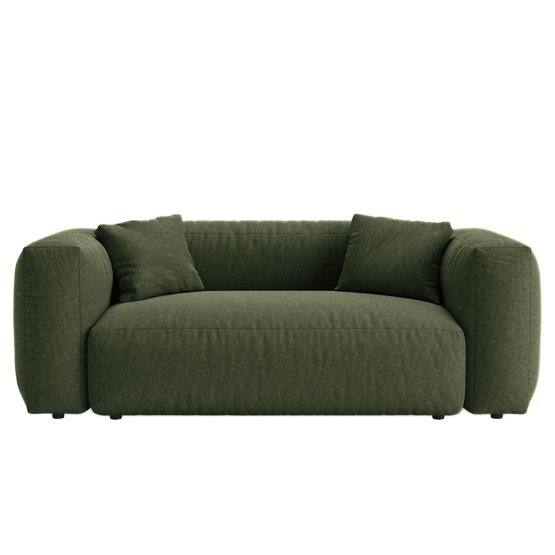 Micadoni MICADONI MARTINA 2 Sitzer Sofa Velvet - Green