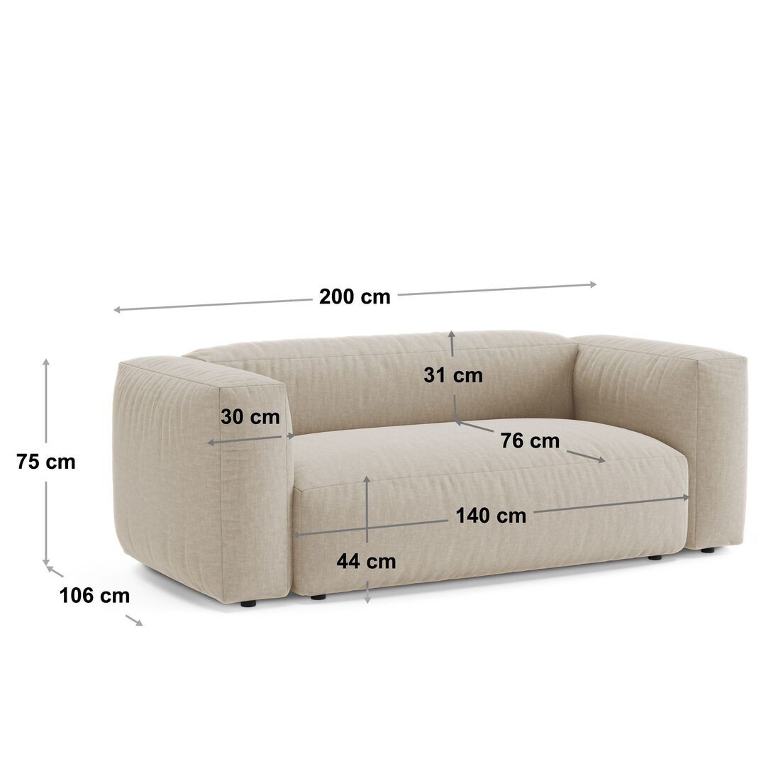 Micadoni MICADONI MARTINA 2 Sitzer Sofa