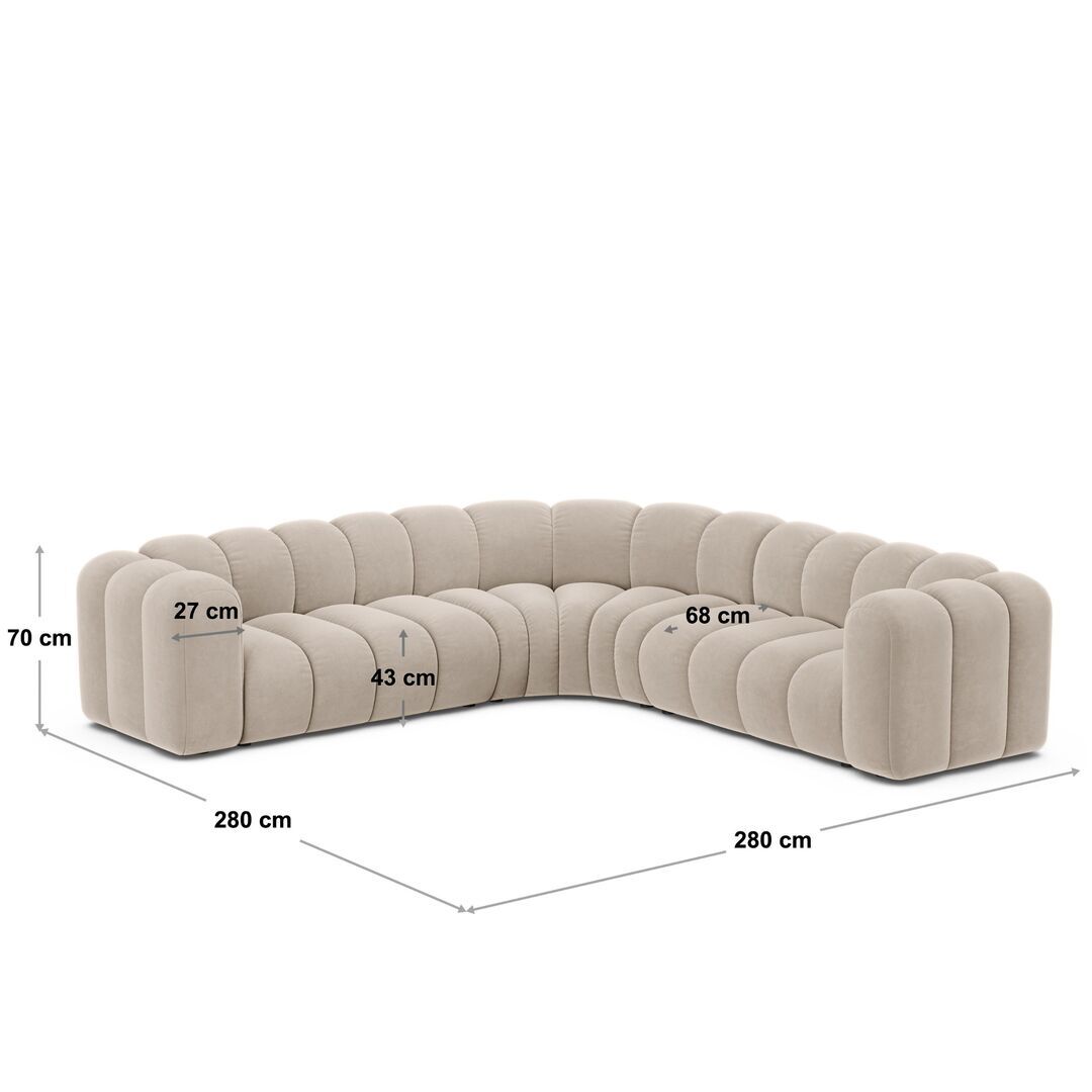 Micadoni MICADONI LUPINE Ecksofa