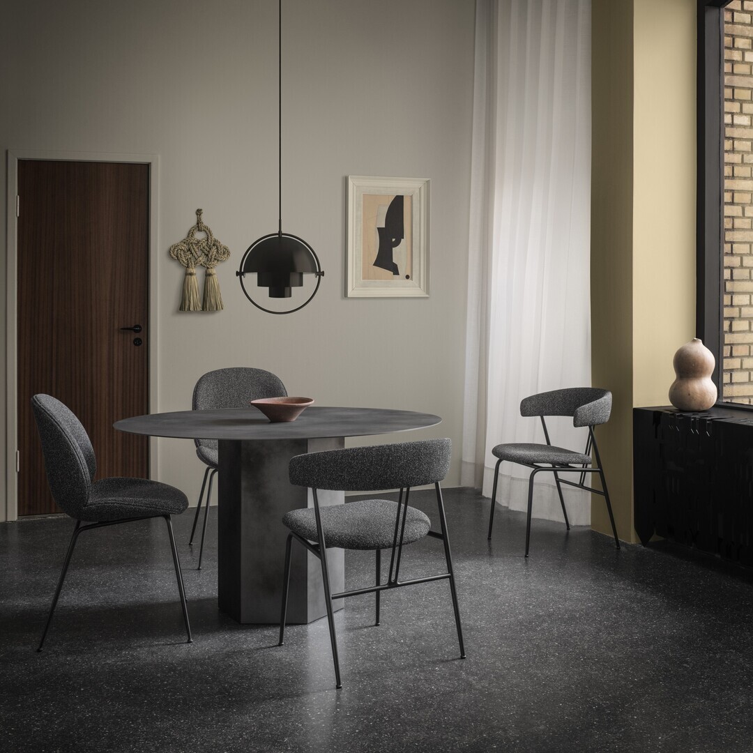 Gubi Gubi Violin Dining Chair - Stuhl Vollgepolstert