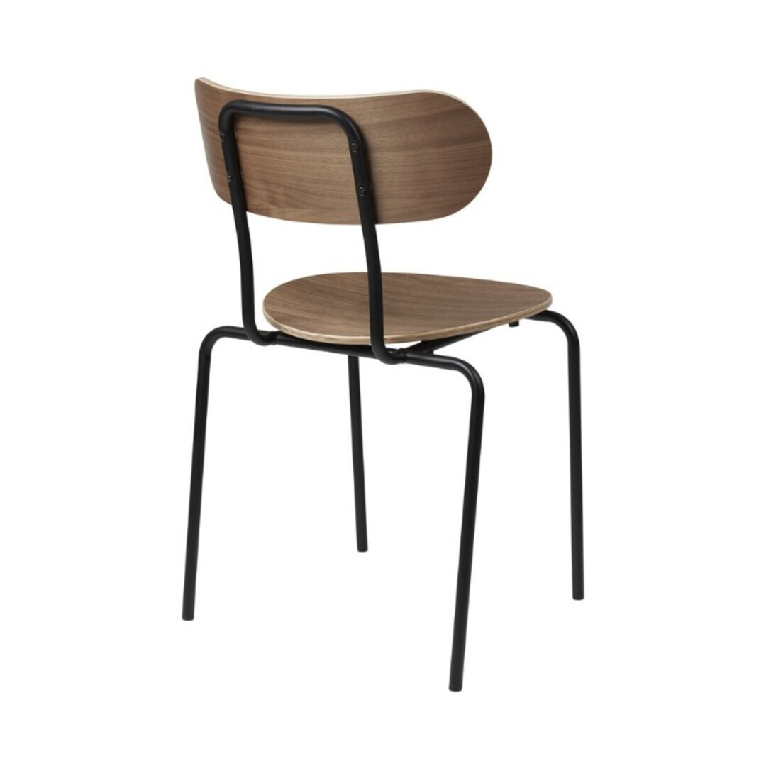 Gubi Gubi Coco Dining Chair - Stuhl Stapelbar Walnut Lacquered