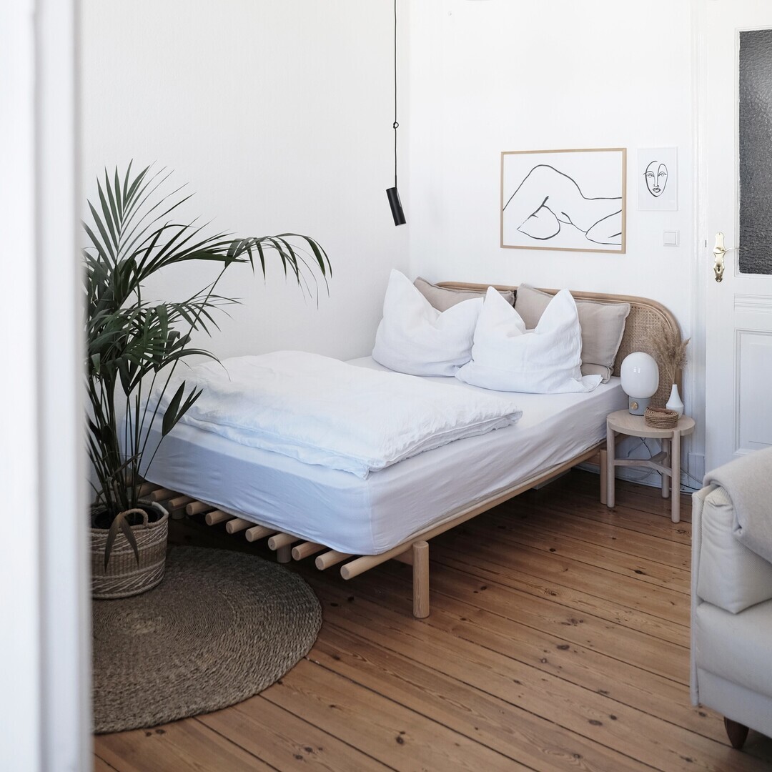 Karup Pace Bed Klar lackiert 101, 140 x 200 cm