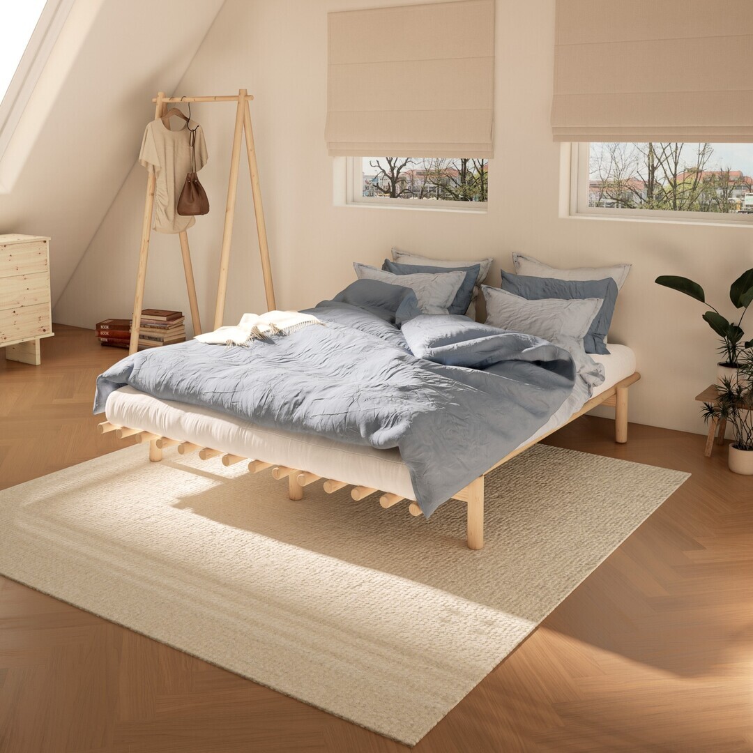 Karup Pace Bed Klar lackiert 101, 140 x 200 cm