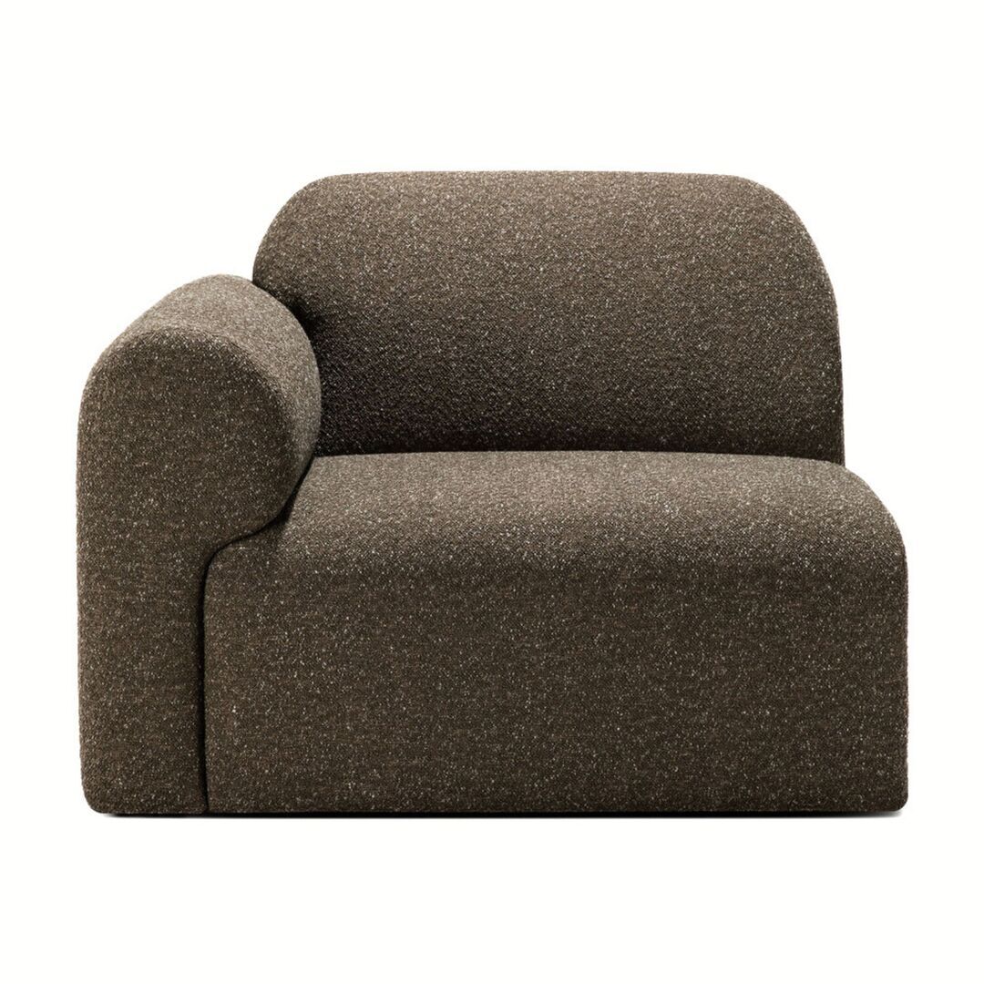 Ethnicraft Modulsofa Endsitzelement Bulky von Ethnicraft  Rechts, Cedar