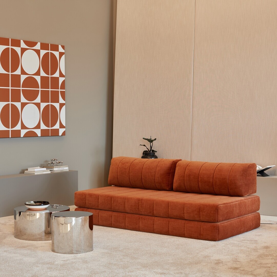 Innovation Living CozyPad Sofa Bed 412 Rust Orange