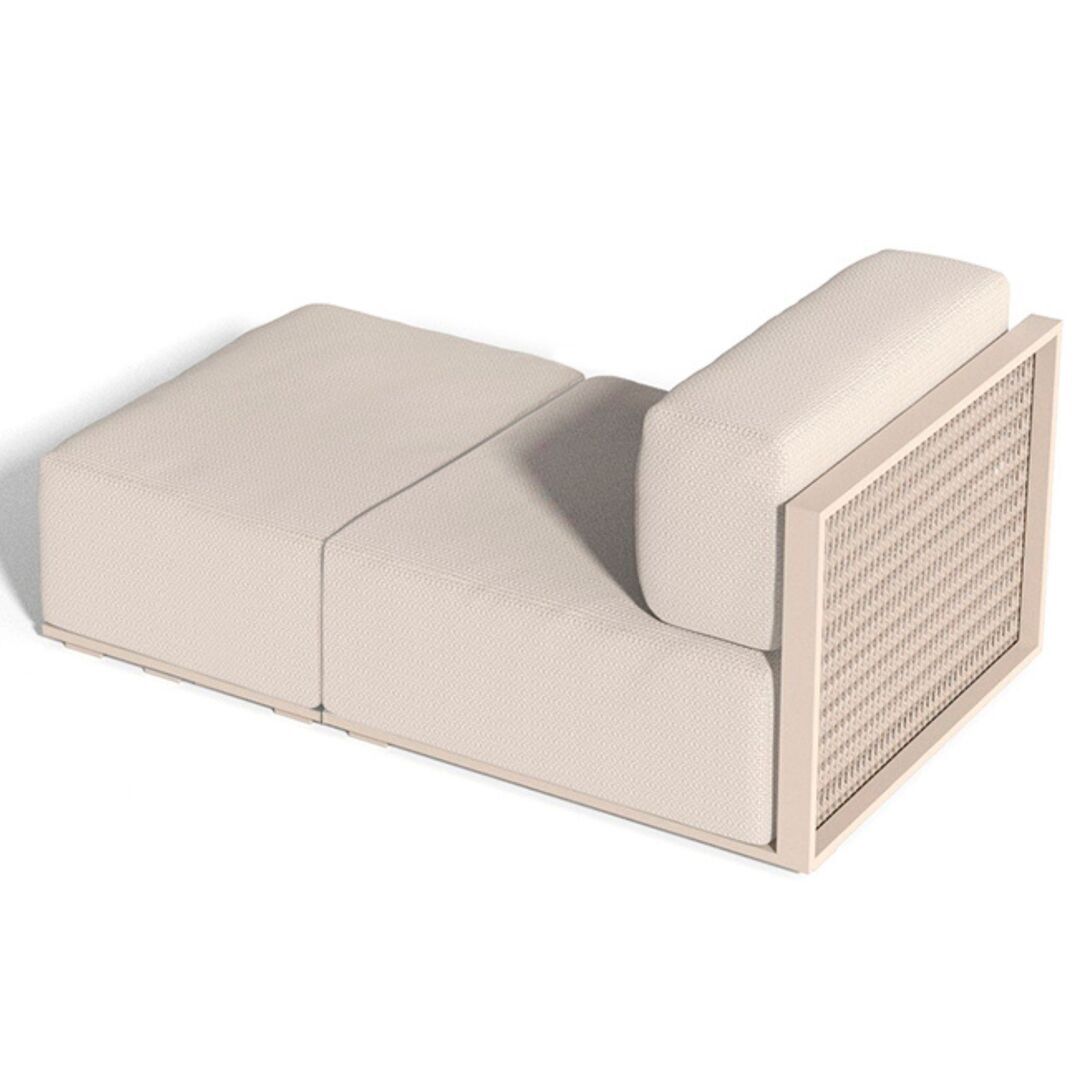 Vondom Vondom The Factory Chaiselongue Armless Section - Sofamodul Cream