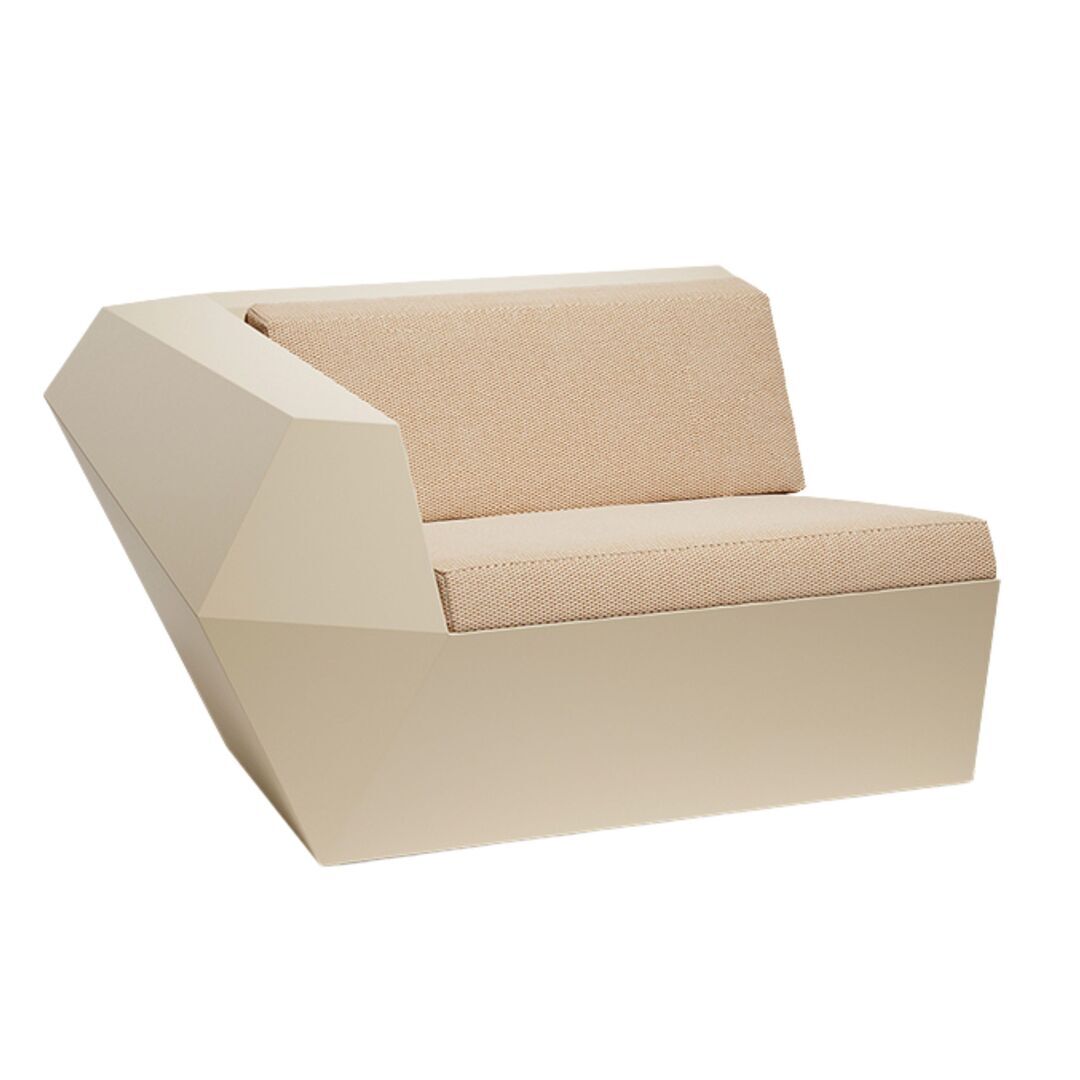 Vondom Vondom Faz - Sofa Rechts Cream, Basic 