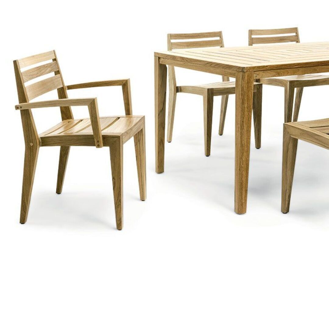 Ethimo Ethimo Ribot Dining Armchair - 4er Set - Preis pro Stuhl Teakholz