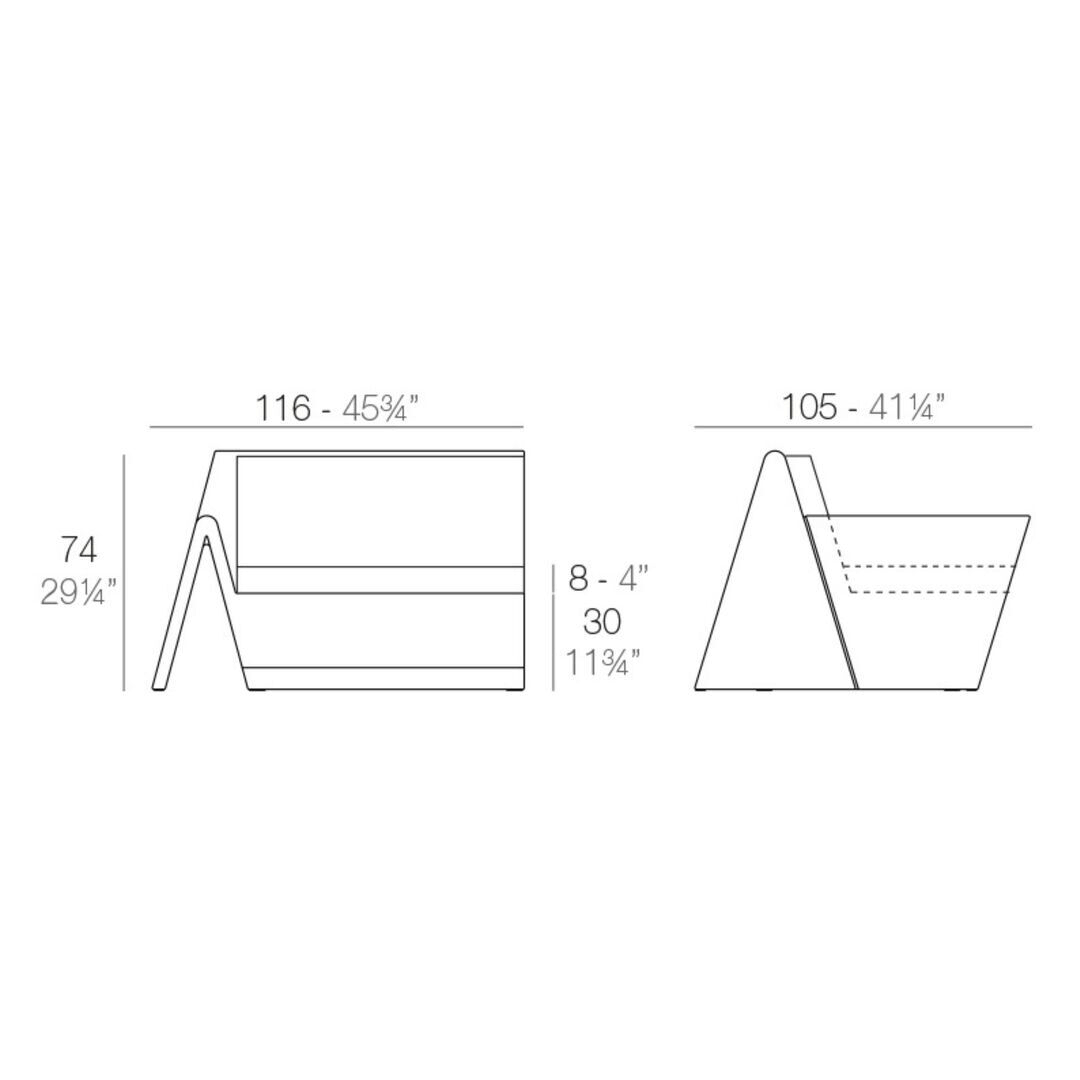 Vondom Vondom Rest Right - Sofa