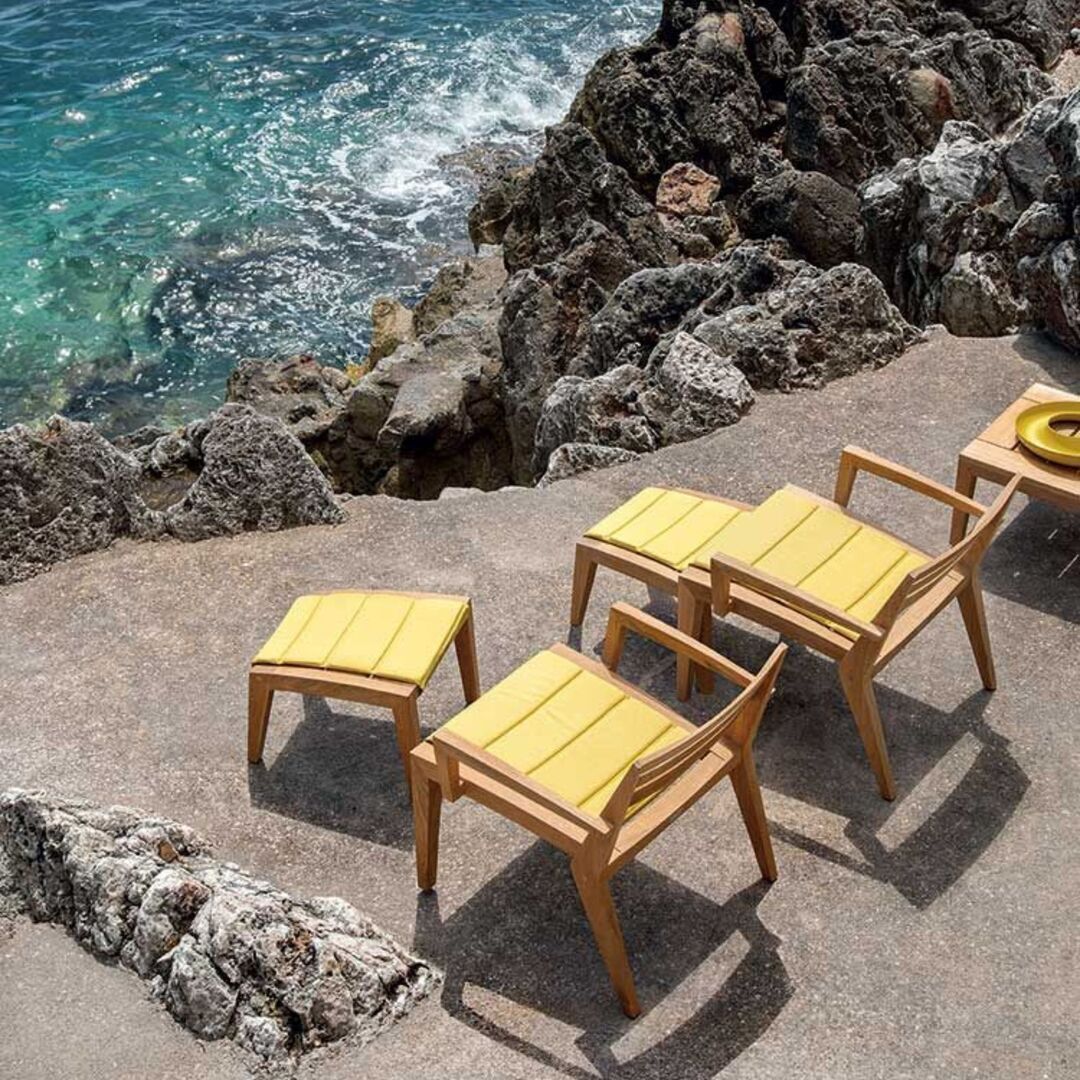 Ethimo Ethimo Ribot Lounge Armchair - 2er Set - Preis pro Stuhl Teakholz
