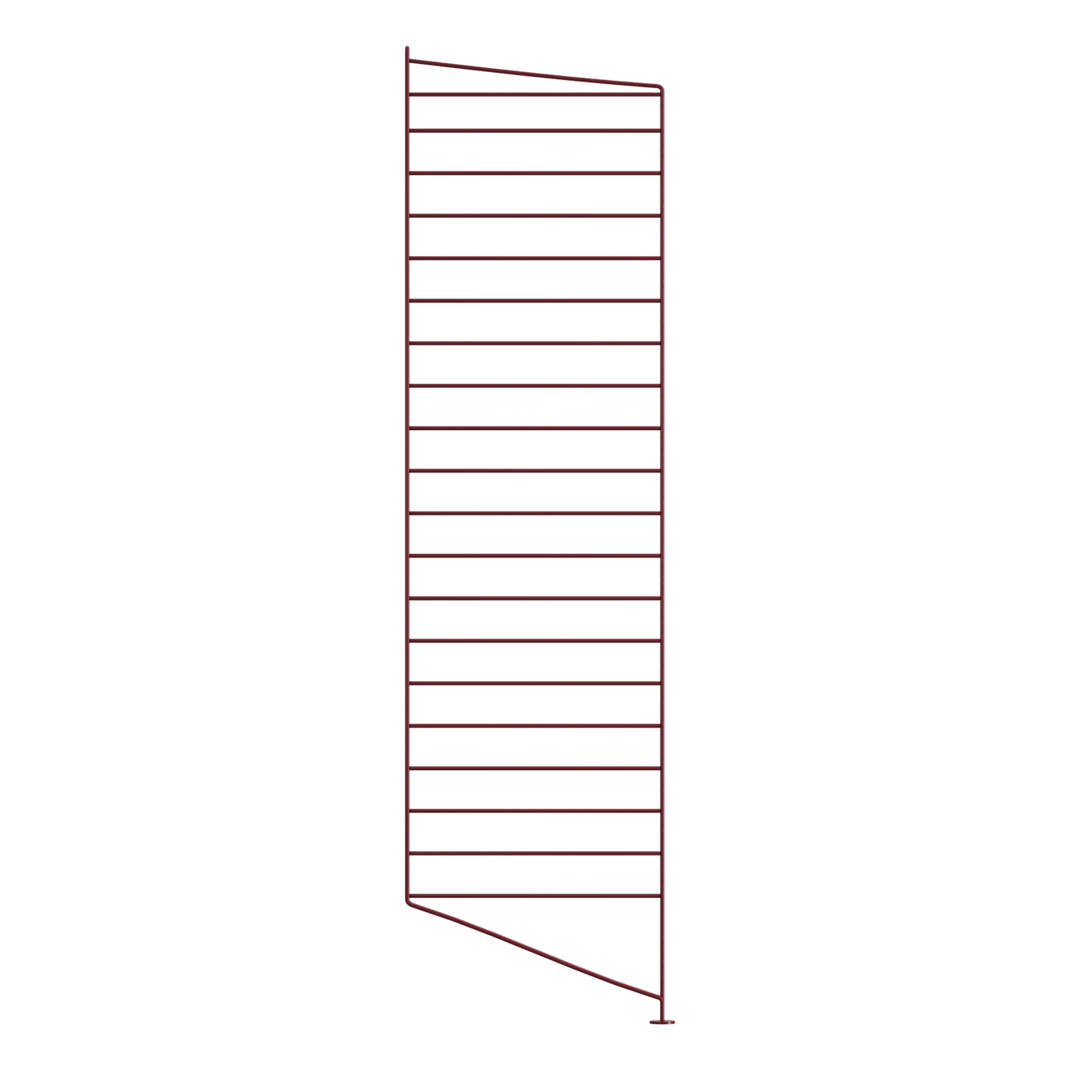 String Furniture Floor Panels / Pack 1 Dunkelrot, H: 115 cm, T: 30 cm