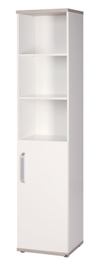 Roba Standregal Moritz Korpus & Fronten Weiss Dekorelemente Luna Elm