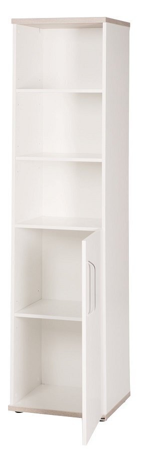Roba Standregal Moritz Korpus & Fronten Weiss Dekorelemente Luna Elm