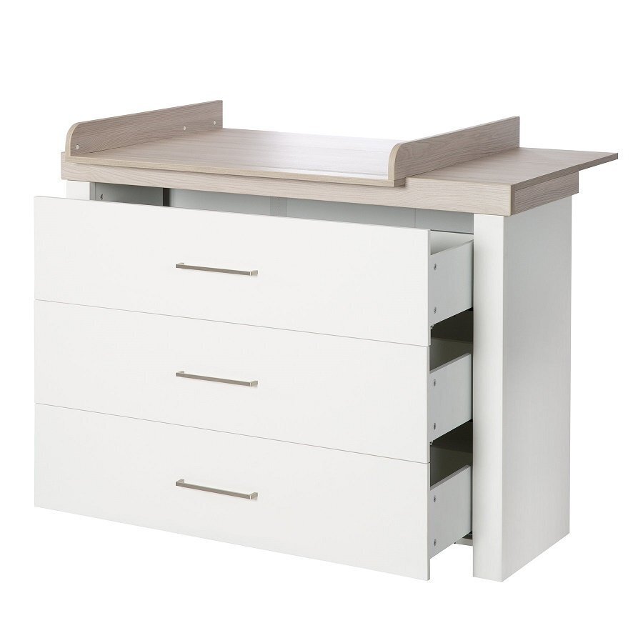 Wickelkommode Lucy Mit Wickelansatz 3 Soft-Close-Schubladen