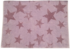 Lorena Canals PACK Vintage Star Rug + Cushion - Lavender