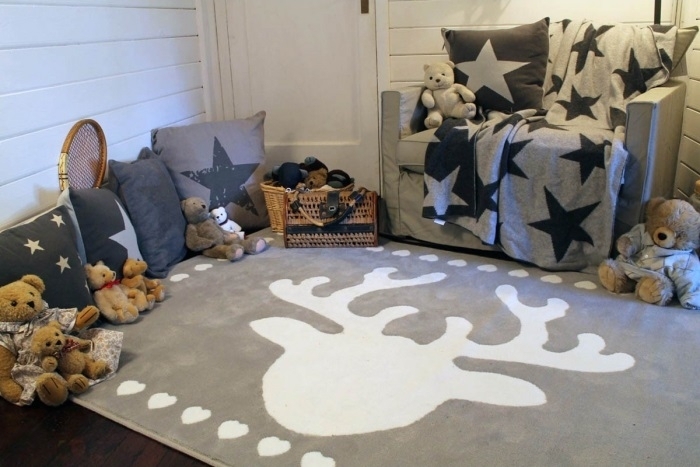 Lorena Canals Reindeer Grey 140 x 200 cm