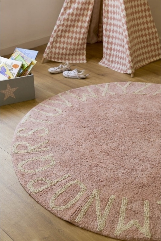 Lorena Canals Round ABC Ø 150 cm - Vintage Nude - Natural