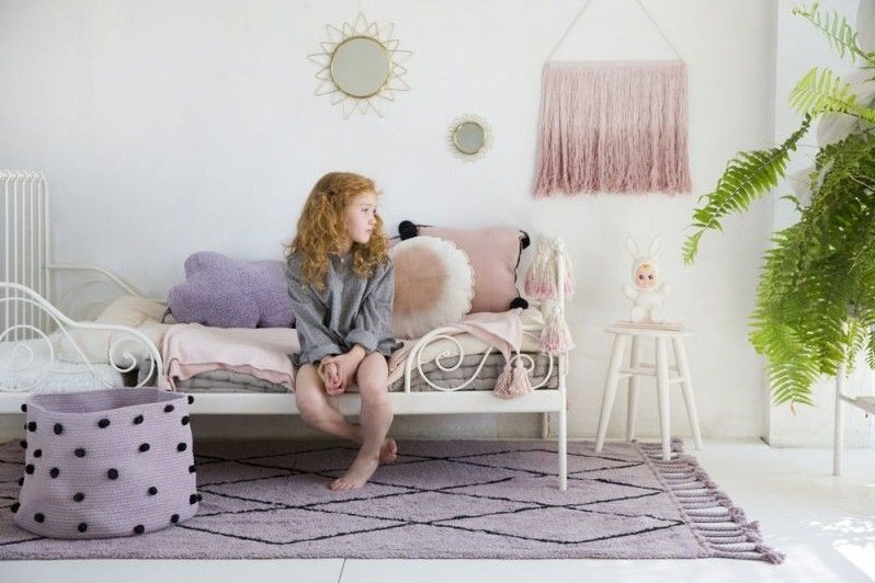 Lorena Canals Bereber Wood Rose 140 x 200 cm