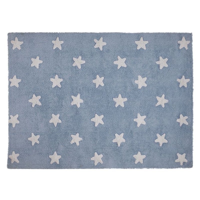 Lorena Canals Blue Stars White 120 x 160