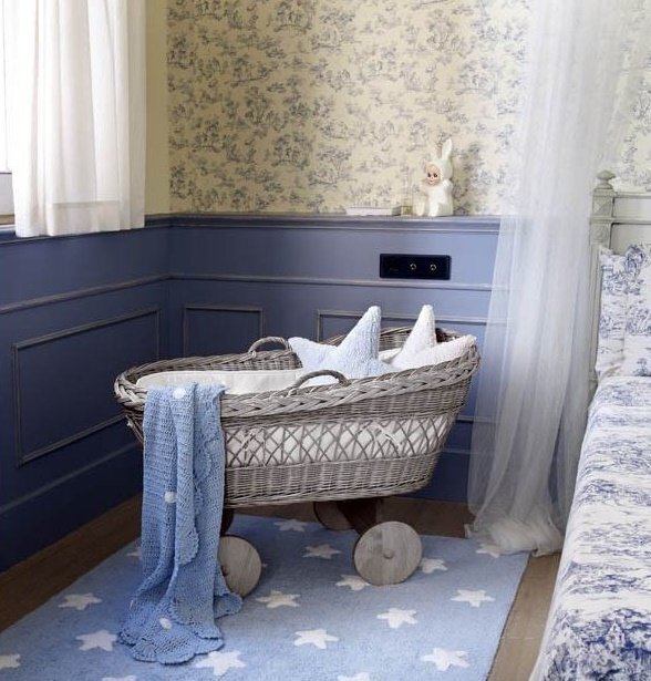 Lorena Canals Blue Stars White 120 x 160