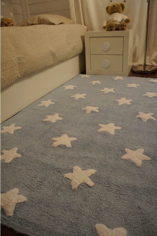Lorena Canals Blue Stars White 120 x 160