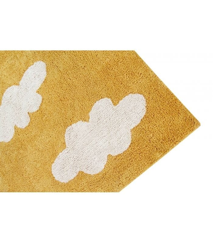 Lorena Canals Clouds Mustard 120 cm x 160 cm