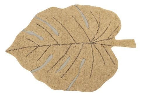 Lorena Canals Washable rug Monstera 120 x 180 - Honey