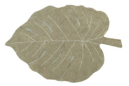 Lorena Canals Washable rug Monstera 120 x 180 - Olive
