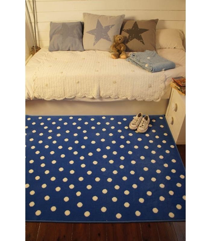 Lorena Canals Dots Deep Blue Teppiche 200 x 300 cm
